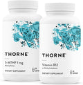 THORNE - 5-MTHF & Vitamin B12 Bundle - Cardiovascular & Nerve Support - 60 Servings