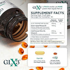 GLX3 Green Lipped Mussel Oil Capsules for Joint and Muscle Support | Extra-Strength ETA, EPA, DHA Omega-3 Green Lipped Mussel Supplement for Comfort, Flexibility & Recovery by HakaLife GLX3