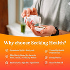 Seeking Health Trace Minerals Complex - Includes 10 Essential Trace Minerals - Mineral Supplement Supports Immune & Nervous System - Iron-Free - 30 Capsules