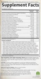 Garden of Life Organics Whole Food Multivitamin for Men, 120 Tablets, Vegan Mens Vitamins and Minerals for Health and Well-Being, Certified Organic Vegan Multi