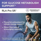Tesseract RLA Pro SR, Lipoic Acid Supplement, 60 Capsules, Sustained-Release R-Lipoic Acid, Boosts Mitochondrial & Cellular Energy, Amino Acid Metabolism Support, Hypoallergenic