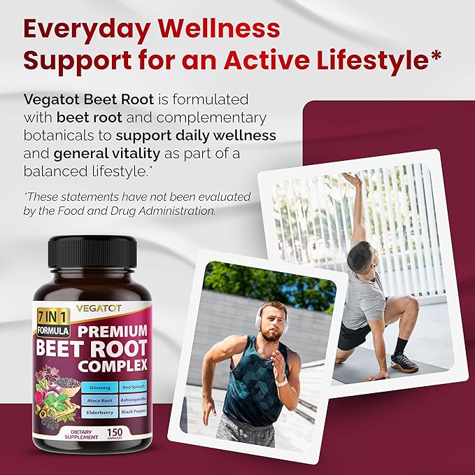 Concentrated with Ginseng Maca Root Ashwagandha - Energy Stamina Immune Support (150 Count (Pack of 1))