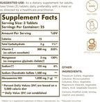 Solgar – Extra Strength Glucosamine Chondroitin Complex, 75 Tablets