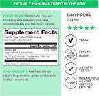 NatureWise 5-HTP 200mg Supplement from Griffonia Seeds with Cofactor Vitamin B6 - Mood Support and Natural Sleep Aid for Adults - Delayed-Release, Vegan - 60 Count[2-Month Supply]