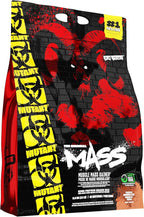 Mutant Mass Weight Gainer Protein Powder - Mass Builder for Bulking and Lean Mass Gainer, The Weight Gainer Men Need to Bulk up – 15 Pound – Triple Chocolate
