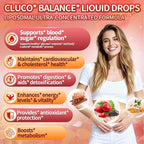14-in-1 Berberine with Ceylon Cinnamon Supplement Liquid Drops, 1800mg + 30:1 Liposomal Tech with Cayenne Pepper, Soursop, Chromium, Bitter Melon, Turmeric, Moringa, Gymnema, Glucomannan, GLP Support