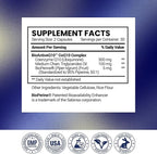 Research Verified CoQ10-100% Pure Extra Strength 300mg CoQ10 – Improved Absorption and Bioavailability with Bioperine - Boost Antioxidant Levels, Improve Cardiovascular Health, 180 Vegan Capsules