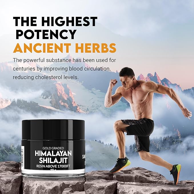 Pakshilajit® Pure Himalayan Shilajit Resin 45 Days Sun Dried & Gold Graded Shilajit Above 18000FT | Purified & Organic, 85 Plus Natural Minerals, Rich in Fulvic & Humic Acid for Men & Womens (15Gram)