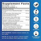 Patient One Pycnogenol OPC Complex 300mg | Supplement to Support Vascular Health and Healthy Aging* | French Maritime Pine Bark and More | 30 Capsules