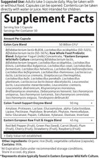 Garden of Life Probiotics for Women and Men - Raw Probiotics Colon Care 50 Billion CFU and Enzymes, Shelf Stable Once Daily Acidophilus Probiotic for Regularity and Immune Health Support, 30 Capsules