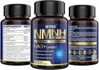 2Pack NAD+ Supplement, Next-Gen NMNH Liposomal 500mg, NR NMN Supplement Alternative, High Absorption NAD+ with Curcumin, Niacinamide for Cellular Energy, DNA Repair, Healthy Aging, 120 Softgels