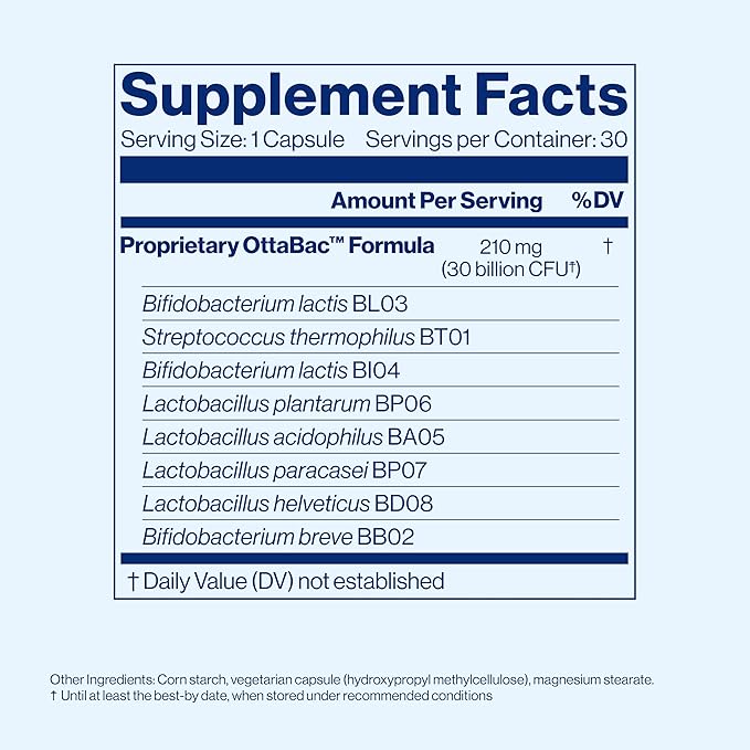 VSL4® Gut Daily Probiotics for Gut Health - 30B CFUs, Multi-Strain Digestive Support for Women & Men, Promotes Gut Balance & Regularity, Potent, Shelf-Stable Probiotic Supplement, 30 Capsules