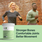 resO Bone & Joint Postbiotic for Women & Men - Natural Glucosamine & Chondroitin Supplement, Joint Health Support, Formula with Boswellia, MSM, & Vitamin D3, Gluten Free, Non GMO - 60 Capsules