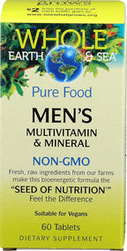 Natural Factors, Men's Multivitamin & Mineral, 1 Serving Contains Nutrition Equivalent to ½ lb of Veggies, 60 Tablets