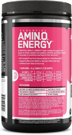 Optimum Nutrition Amino Energy-Pre Workout with Green Tea,BCAA,Amino Acids,Keto Friendly,Green Coffee Extract,Energy Powder-Juicy Strawberry Burst,9.5Ounce,30 Servings,(Pack of 6),(Packaging May Vary)