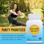 Skin Care Supplement Capsules - Nicotinamide/Niacinamide/Niacin 500mg (Vitamin B3) and Polypodium Leucotomos (Fern Extract) 480mg, Antioxidant Rich Formula