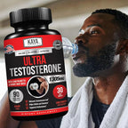 Kaya Naturals Ultra Testosterone - Men's Testosterone Booster with Tongkat Ali, Horny Goat Weed, Tribulus - Natural Workout Supplement for Energy, Stamina, and Strength Booster - 90 Count