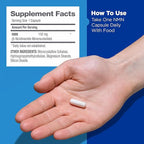 GNC Preventive Nutrition NMN, 150 mg, NAD+ Booster Supplement for Cellular Energy & DNA Repair, Anti-Aging Support, 60 Capsules, Gluten Free, 60 Servings