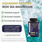 Greensential 5-in-1 Magnesium Complex 500mg | Glycinate, Malate, Citrate, Oxide & Aquamin® | Advanced Sleep, Muscle & Heart Support | Made in USA, Vegan, 120 Capsules