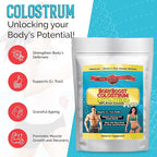 BodyBoost Colostrum Instantized, 99.5% Bovine Colostrum Powder, Immune Booster Supplement with Immunoglobulin & Lactoferrin, Grass Fed Colostrum, Food for Gut Health, Diverse Intake, 8 oz