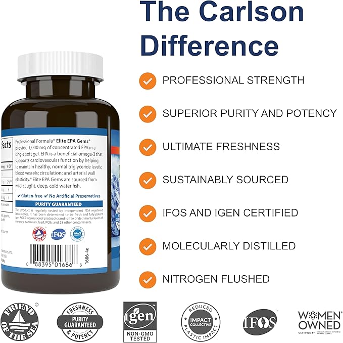 Carlson - Cod Liver Oil Gems, Super 1000 mg, 250 mg Omega-3s, 400 IU (10 mcg) Vitamin D3, Wild Caught Norwegian Arctic Cod Liver Oil, Capsules, 250 Softgels