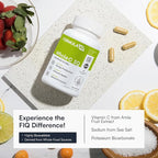 Formula IQ - Whole C IQ - Natural Vitamin C Supplements with Amla Fruit Extract - Iron, Energy, & Immune Support from Whole Food Sources - High Absorption Vitamin C Capsules - 90 Capsules