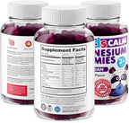 DR. MORITZ Sugar-Free Calm Magnesium Gummies for Kids and Adults - Non-GMO Magnesium Citrate Gummies - Blueberry Flavor - 1-Pack (60 Count)