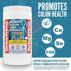 Yerba Prima Prebiotic Colon Care Formula, 20 oz Powder with FOS - Natural Psyllium Fiber, Magnesium, Selenium - Non-GMO, Gluten Free, Vegan Daily Supplement - for Men & Women