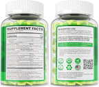 2 PACK Organic Super Greens Daily Superfood Gummies + Probiotics, Spirulina, Chlorella Spinach Broccoli, Prebiotic Fiber, Mushroom -Rich in Vitamins & Antioxidants - Digestive, Focus, Energy, No Sugar
