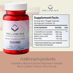 Relumins L-Glutathione & Vitamin C Supplement Bundle – 1000mg Reduced Glutathione Complex with Alpha Lipoic Acid & Rose HIPS (30 Capsules) + MAX Vitamin C 1000mg (60 Capsules)