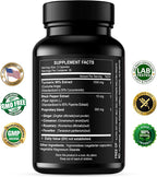 Turmeric Curcumin Extract 1500mg – Full Dose of 95% Curcuminoids with Black Pepper Ginger & Cinnamon – High Absorption Turmeric Supplement – Non-GMO Natural Capsules