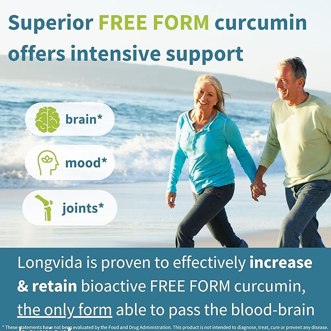 Igennus Longvida Lipidated Curcumin 500mg, Ultra Bioavailable & Sustained Action, 65x Higher Plasma Levels, Intensive Support, Free-Form Curcumin, Vegan, 90 Capsules