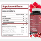 Dr. Fuhrman. Ut Biotect Urinary Tract Supplement | Wholefood Cranberry Pills for Women Made in The USA | D-Mannose, Aronia Berry, and Cranberry | Cleanses and Protects The Urinary Tract | 120 Caps