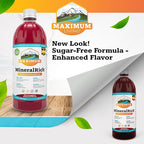 Maximum Living MineralRich - Minerals Supplement - Sugar Free Liquid Blend of Vitamins and Trace Minerals - 32 oz