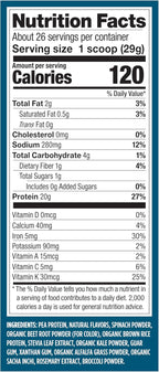 Vega Premium Protein + Supergreens, Berry – 20g Vegan Protein, Dairy & Gluten Free, 27.2 oz (26 Servings)