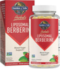 Garden of Life Liposomal Berberine and Chromium Picolinate for Already Healthy Blood Sugar, Glucose Metabolism and Cholesterol with Probiotics for Easy Digestion, Non GMO, Gluten Free, 30 Servings