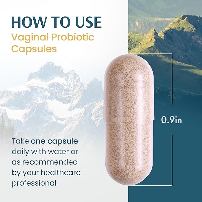 Vykee Nutrition Vaginal Probiotics Capsules - Supplements for Vaginal Health and pH Balance - Vegan, Non GMO, Gluten Free - 20 Billion CFU, 60 Count