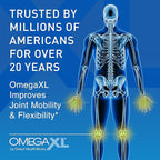 OmegaXL Powerful Joint and Muscle Support Supplement (60 Count) & Probiotic XL - PreforPro, DE111, Shelf Stable - Promote Healthy Gut Flora Growth (30 Veggie caps)