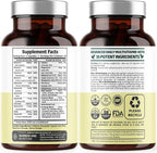 Number One Nutrition Premium Men's Daily Multivitamin Multimineral Supplement [Gluten Free, Non-GMO], Vitamins A C E D B1 B2 B3 B5 B6 B12, Magnesium, Biotin, Sprulina, and Zinc, 60 Veg Caps