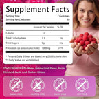 Potassium Citrate Gummies 1000mg, Chewable Potassium Citrate Supplement for Kids & Adults, Support Leg Cramps & Muscle Health, Sugar Free, Vegan, Raspberry Flavor (60Count)