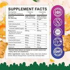 2 Pack Calm Magnesium Gummies for Kids - Magnesium Glycinate Supplement for Sleep, Brain, Immune & Bone Health - Great Tasting Magnesium Gummies for Adults & Kids - Sugar Free Orange