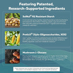 GLP-Pre™ – Optimized Prebiotic Fiber Complex - Gut-Microbiome Optimization for Natural GLP-1 Pathway Support & Metabolic Wellness - Includes Clinically Studied Non-Digestible Fibers - 30 Servings