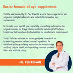 VisiVite Super Lutein 444 Eye - Unique & Clear Eye Vitamins - Lutein Max Vision Vitamins for Eyes - Zeaxanthin Plus Lutein Eye Vitamins - Clear Eye Supplements for Adults
