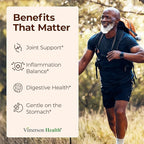 Boswellia Serrata Turmeric Supplement for Joint Support & Inflammation Balance – Turmeric Boswellia Supplement with Ginger & Black Pepper Extract for Enhanced Absorption – Non-GMO - 2pack