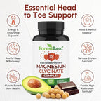 Magnesium Glycinate 500mg Complex - Magnesium Supplement Capsules for Sleep and Calmness - Non-GMO, 3rd Party Tested - 150 Pills for Women & Men by ForestLeaf