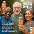 Advanced Liquid Turmeric – High Absorption Curcumin with Black Pepper & Vitamin D3 for Maximum Bioavailability – Joint, Inflammation & Immune Support – 20 fl oz