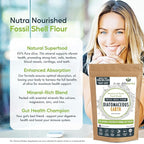 Fossil Shell Flour Powder for Detoxification, Digestive Health, and Natural Wellness - Organic and Silica Rich Mineral Supplement. 250g