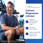 Pure Encapsulations Calcium Magnesium (Citrate) - 240 g Calcium & 240 g Magnesium - Bone Health Support - Non-GMO & Vegan - 180 Capsules