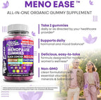 Menopause Supplement for Women Gummies with Black Cohosh, Wild Yam, DIM, Magnesium, Red Clover Chasteberry for Hormone Balance Relief Night Sweats Mood Plus Bergamot, Vitamin D3, Vitamin B6 B12