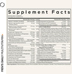 Codeage Men’s Daily Multivitamin – 25+ Essential Vitamins & Minerals, Organic Whole Foods, Probiotics, Omega-3, Zinc, Vitamins A, B, C, D, E & K – 120 Capsules